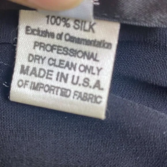 PAMELA DENNIS Couture Silk Evening Gown Sz 10 Formal Long Dress Burgundy Black - Picture 11 of 16